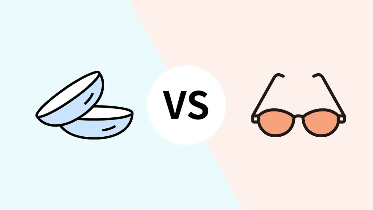 コンタクトVSメガネ、どっちがいい?徹底解説【比較表あり】