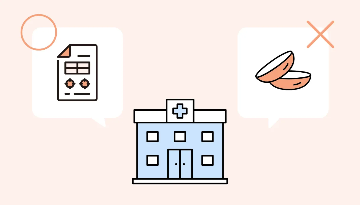 眼科でコンタクトの処方箋だけもらう方法|断られずスムーズに取得するコツと注意点